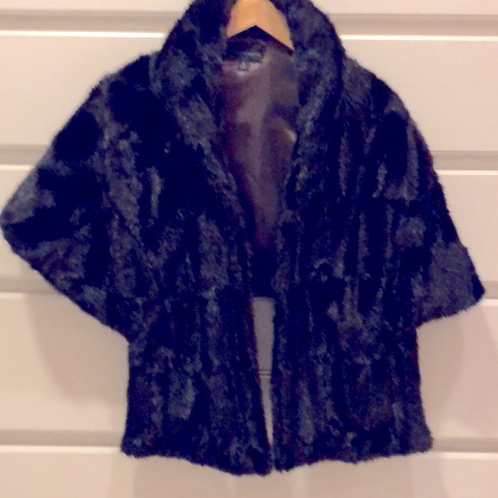 Faux fur wrap